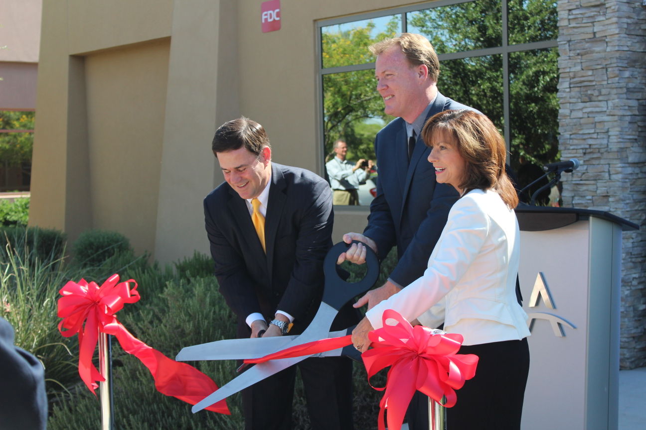 Aviage Systems’ ribbon cutting